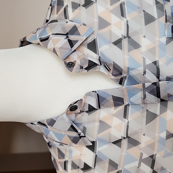 Debbie Shuchat Hi-Lo Pleated Blouse - Picture 9 of 12